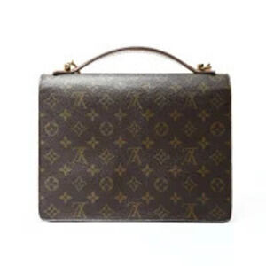 Louis Vuitton Bag Brown Monceau Shoulder Monogram